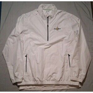 Adidas Climaproof Golf 1/4 Zip Pullover Wind Jacket Size Large Savannah Harbor